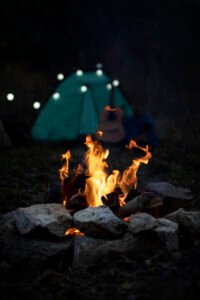 night fire camp