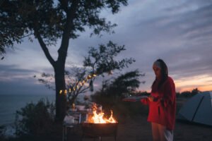 night fire camp